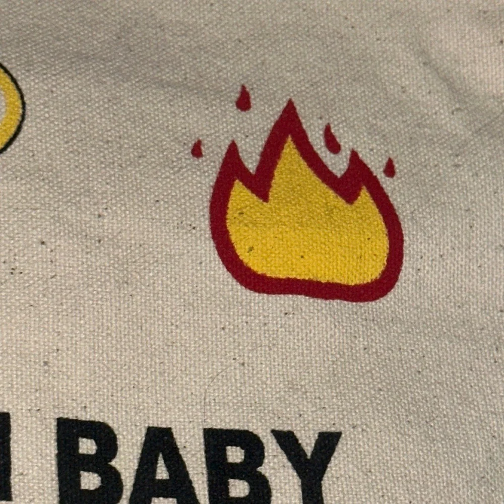 LA Trading Co Come On Baby Light My Fire Canvas Makeup Pouch Bag NWT